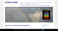 Desktop Screenshot of hypnose-institut-phoenix.de
